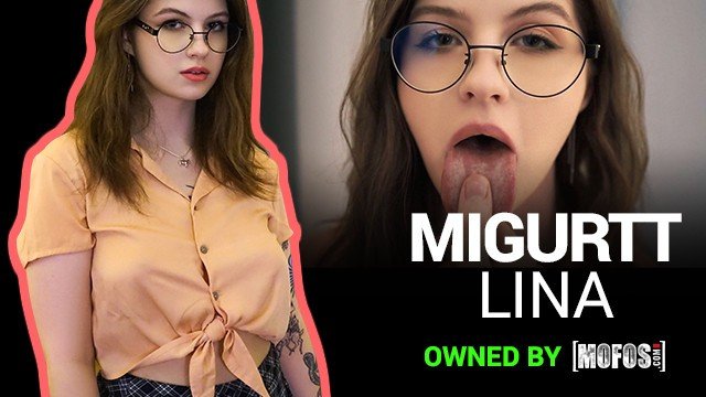 Lina Migurtt: Mofos – Horny Babe Migurtt Lina Deepthroats Her BF's Big Dick Before Riding Him