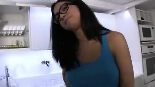 Shesnew  Nerdy Spanish Gf Gets Filled Wi - Affair From