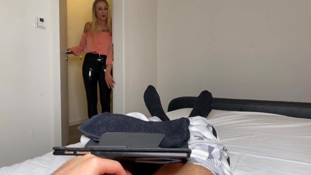 Taiga LaLoca: Step sister catches brother watching porn