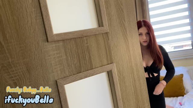 IfuckyouBella, Baby Bella, Bella Crystal: Young roommate asked her roommate for a hot cock in her pussy and mouth