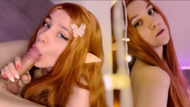 Satanicabstract, Ryan and Lillie: Red hair sexy elf girl sucked my dick and get a cumshot on her face 4K