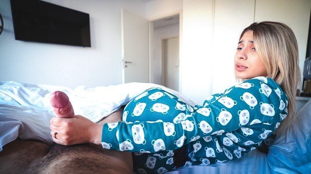 Jenny Lux: Step mom and step son share a bed in a hotel room!