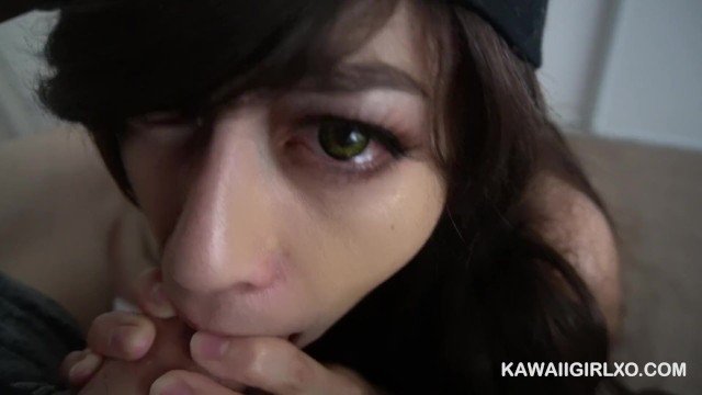 Kawaii Girl: Classmate Chokes On My Big Cock Takes Facial Before Class