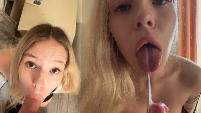 Swety Kitty: Hot bitch fucked with a friend for cheating boyfriend! Throat pie with slobbery blowjob