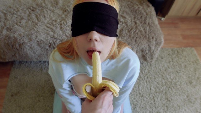Estie Kay: Cheated Silly Step Sister in blindfolded game, but I think she liked it