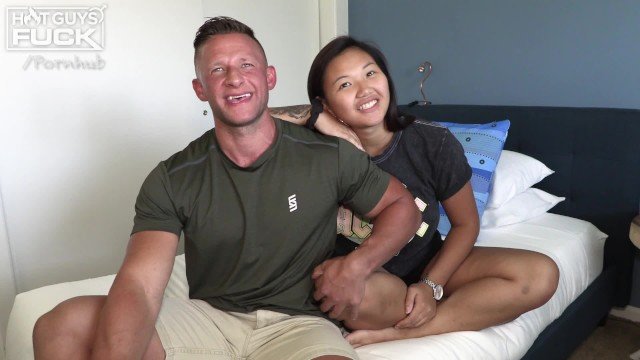 Natalia Cross, Heath Stallone: Ripped DILF Heath Hooks Up With A Thick Asian Teen For His First Porn!