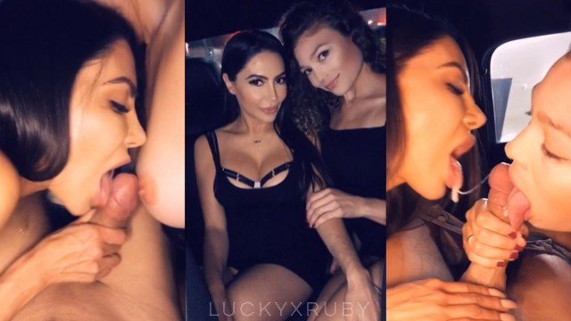 Lela Star, luckyxruby: We Fucked Our Uber Driver