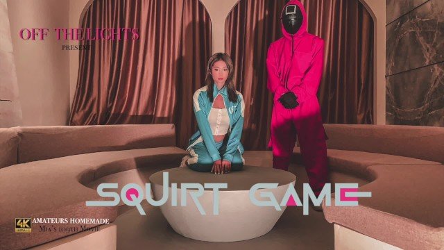 Lonely Meow: LonelyMeow Mia in SQUIRT GAME Long Preview (Halloween movie)