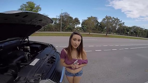 Ashley Adams: Busty Babe Gets Towed, Fucked And Paid!