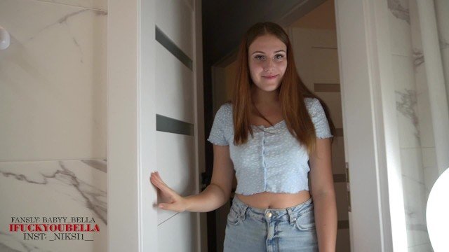IfuckyouBella, Baby Bella, Veronika Liubets: Stepsister sucks well, cum on her tits while her parents aren't home! Bella Crystal
