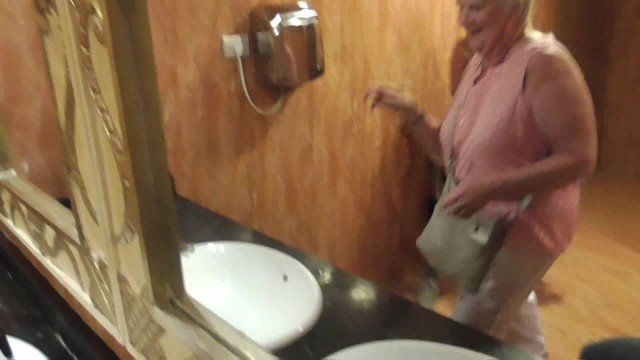 Goodfantasy18: Grandmother surprised by unstoppable ejaculation in public! pornhub