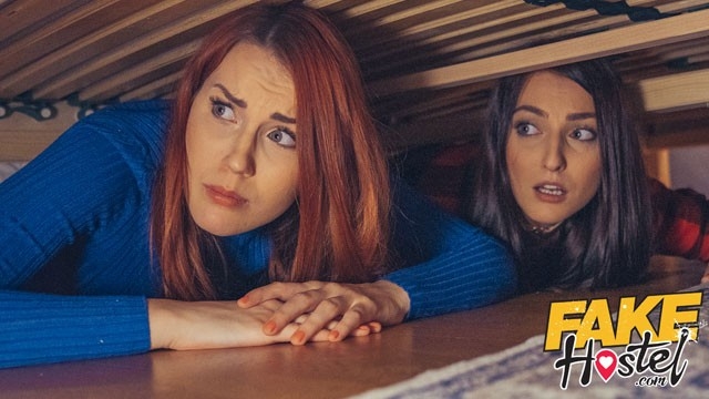 Charlie Red, Katy Rose: Fake Hostel Stuck Under A Bed 2 Halloween Porn Special